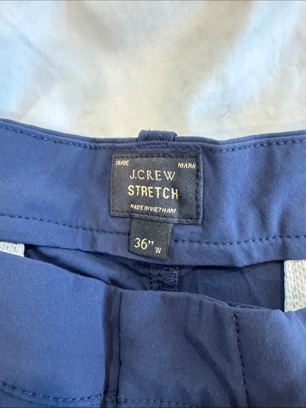 J. Crew Men's Navy Stretch Hybrid Shorts